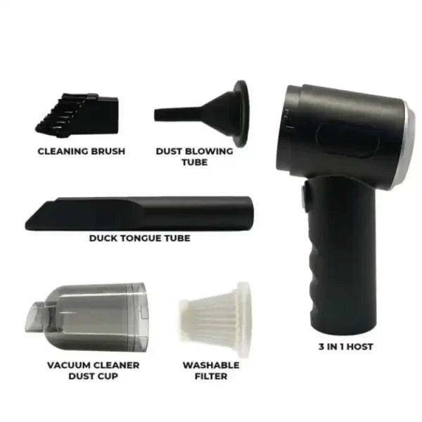3-in-1 Rechargeable Vacuum Cleaner Wireless Hand-held Cleaning