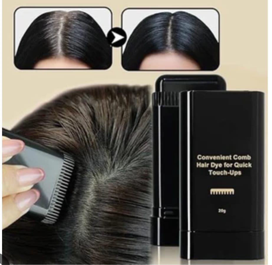 Hair Color Stick | Quick Touch-Up Black Hairdressing Wand | Instant