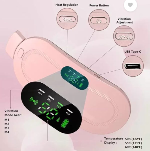 Menstrual Heating Pad & Massager Belt