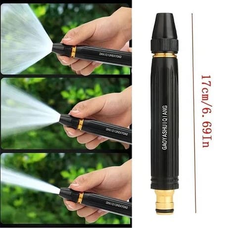 High Pressure Adjustable Nozzle Water Spray Gun Metal Body