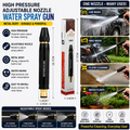 High Pressure Adjustable Nozzle Water Spray Gun Metal Body