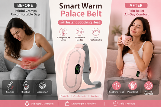 Menstrual Heating Pad & Massager Belt